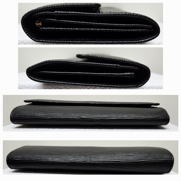 LOUIS VUITTON LV EPI Leather Wallet in Black SR0063 - Picture 6 of 11